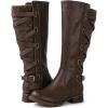 imageGLOBALWIN Womens Quilted Knee High Fashion Boots Strappy Boots For Women21yy10 Brown4