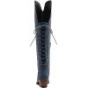 imageGLOBALWIN Womens Cowboy Western Fashion Over The Knee Thigh High Cowgirl Boots Low Heel23yy08 Denim Blue