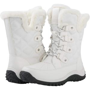 image:imageGLOBALWIN Womens Lace Up Mid Calf Winter Snow Boots