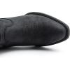 image:imageGLOBALWIN Black Cowboy Boots For Women Cowgirl Boots With Low Heel Comfortable Embroidered Western Boots Snip Toe MidCalf BootsBlack
