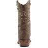 image:imageGLOBALWIN Black Cowboy Boots For Women Cowgirl Boots With Low Heel Comfortable Embroidered Western Boots Snip Toe MidCalf BootsBrown