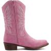 image:imageGLOBALWIN Black Cowboy Boots For Women Cowgirl Boots With Low Heel Comfortable Embroidered Western Boots Snip Toe MidCalf BootsPink