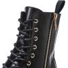 image:imageGLOBALWIN Womens Combat Boots Lace Up Boots For Women Ankle Booties For Women Low Heel21yy19 Black