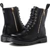 image:imageGLOBALWIN Womens Combat Boots Lace Up Boots For Women Ankle Booties For Women Low Heel21yy19 Black