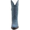 image:imageGLOBALWIN Womens Mid Calf Western Cowboy Boots Cowgirl Boots for Women with Floral Embroidery Side Zipper Chunky Heel23yy13 Denim Blue