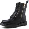 image:imageGLOBALWIN Womens Combat Boots Lace Up Boots For Women Ankle Booties For Women Low Heel21yy19 Black