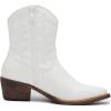 image:imageGLOBALWIN Cowboy Boots For Women Cute Cowgirl Boots Womens Western Boots With Embroidery Side Zipper Chunky Heel23yy16 White