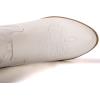 image:imageGLOBALWIN Cowboy Boots for Women  Classic Round Toe Western Booties with Comfort Insole  Embroidered Almond Toe Cowgirl Boots Versatile 2 Block Heel Fashion Boots for Concerts amp Daily Wear19yy16 White