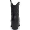 image:imageGLOBALWIN Cowboy Boots for Women  Classic Round Toe Western Booties with Comfort Insole  Embroidered Almond Toe Cowgirl Boots Versatile 2 Block Heel Fashion Boots for Concerts amp Daily Wear19yy16 Black2