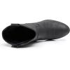 image:imageGLOBALWIN Cowboy Boots for Women  Classic Round Toe Western Booties with Comfort Insole  Embroidered Almond Toe Cowgirl Boots Versatile 2 Block Heel Fashion Boots for Concerts amp Daily Wear19yy16 Black2