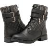 image:imageGLOBALWIN 1903 Womens Fashion Low Heels Lace Up Ankle Boots Combat Boots For Women1903black