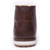 image:imageGLOBALWIN Mens Classic Lace Up Winter Water Resistnat Chukka Boots1640 Dark Brown