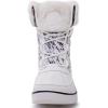 image:imageGLOBALWIN Womens 1706 White Print Snow Boots 10M US
