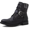 image:imageGLOBALWIN Womens Ankle Booties Fashion Combat Boots2102black