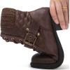 image:imageGLOBALWIN Womens Ankle Booties Fashion Combat Boots2102brown