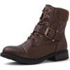 image:imageGLOBALWIN Womens Ankle Booties Fashion Combat Boots2102brown
