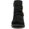 image:imageGLOBALWIN Womens Ankle Boots Fashion Booties For Women Low Heel21yy09 Black2