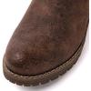 image:imageGLOBALWIN Womens Ankle Boots For Women Faux Fur Lined Winter Moto Boots Ankle Booties With Adjustable Double Buckles21yy07brown