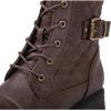 image:imageGLOBALWIN Womens Combat Boots Ankle Booties Fashion Comfortable Boots For Women21yy03 Brown