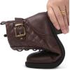 image:imageGLOBALWIN Womens Combat Boots Ankle Booties Fashion Comfortable Boots For Women21yy03 Brown