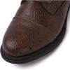 image:imageGLOBALWIN Womens Combat Boots Ankle Booties Fashion Comfortable Boots For Women21yy03 Brown