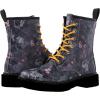 image:imageGLOBALWIN Womens Combat Boots Lace Up Ankle Booties For Women Low Heel19yy25 Grey