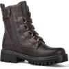 image:imageGLOBALWIN Womens Combat Boots Lace Up Boots For Women Ankle Booties For Women Low Heel22yy03 Grey