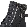 image:imageGLOBALWIN Womens Combat Boots Lace Up Boots For Women Ankle Booties With Low Heel Fashion Dressy Short Boots21yy18 Black