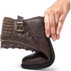 image:imageGLOBALWIN Womens Combat Boots Lace Up Boots For Women Ankle Booties With Low Heel Fashion Dressy Short Boots21yy18 Brown