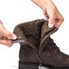 image:imageGLOBALWIN Womens Combat Boots Lace Up Boots For Women Ankle Booties With Low Heel Fashion Dressy Short Boots21yy18 Brown