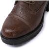 image:imageGLOBALWIN Womens Combat Boots Lace Up Comfortable Ankle Booties For Women Low Heel21yy16 Brown