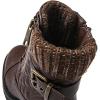 image:imageGLOBALWIN Womens Combat Boots Lace Up Comfortable Ankle Booties For Women Low Heel21yy16 Brown