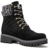 image:imageGLOBALWIN Womens Fall Winter Quilted Ankle Boots  Warm Fleece Lined Winter Booties Combat Boots For Snow and Rain NonSlip Fashion Ankle Booties1915 Black3