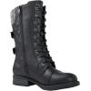 image:imageGLOBALWIN Womens Fashion Low Heels Lace Up Ankle Boots1842 Black