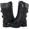 image:imageGLOBALWIN Womens Fashion Low Heels Lace Up Ankle Boots1842 Black