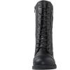 image:imageGLOBALWIN Womens Fashion Low Heels Lace Up Ankle Boots1842 Black