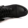 image:imageGLOBALWIN Womens Fashion Low Heels Lace Up Ankle Boots22yy06 Black