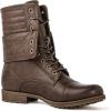 image:imageGLOBALWIN Womens Fashion Low Heels Lace Up Ankle Boots22yy06 Brown