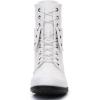 image:imageGLOBALWIN Womens Fashion Low Heels Lace Up Ankle Boots22yy06 White