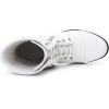 image:imageGLOBALWIN Womens Fashion Low Heels Lace Up Ankle Boots22yy06 White