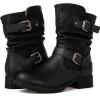 image:imageGLOBALWIN Womens Fur Booties Fashion Combat Ankle Boots For Women17yy12 Black2