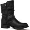 image:imageGLOBALWIN Womens Fur Booties Fashion Combat Ankle Boots For Women17yy12 Black2