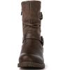 image:imageGLOBALWIN Womens Fur Booties Fashion Combat Ankle Boots For Women17yy12 Brown2