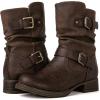image:imageGLOBALWIN Womens Fur Booties Fashion Combat Ankle Boots For Women17yy12 Brown2