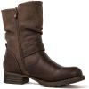 image:imageGLOBALWIN Womens Fur Booties Fashion Combat Ankle Boots For Women17yy12 Brown2