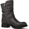image:imageGLOBALWIN Womens Fur Booties Fashion Combat Ankle Boots For Women17yy12 Grey2