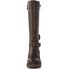 image:imageGLOBALWIN Womens KneeHigh Riding Boots Tall Fashion Boots with Chunky Low Heel amp Side Zipper Everyday Wear Casual Boots For Women19yy15 Brown2