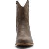 image:imageGLOBALWIN Womens Mid Calf The Western Cowboy Boots Fashion Cowgirl Boots For Women Low Heel22yy10 Brown 1