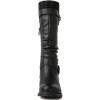 image:imageGLOBALWIN Womens Motorcycle Boots Mid Calf Boots Low Heels22yy05 Black