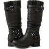 image:imageGLOBALWIN Womens Motorcycle Boots Mid Calf Boots Low Heels22yy05 Black
